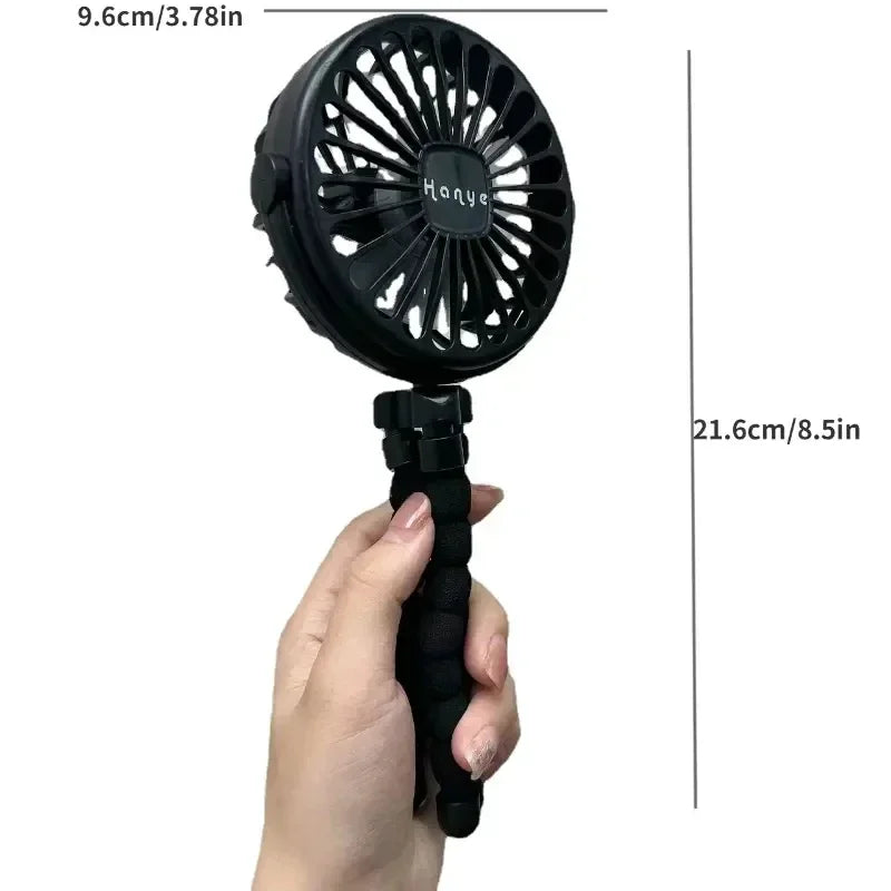 Ventilador Portátil para Carrinho de Bebê – Silencioso, Recarregável e Super Seguro!