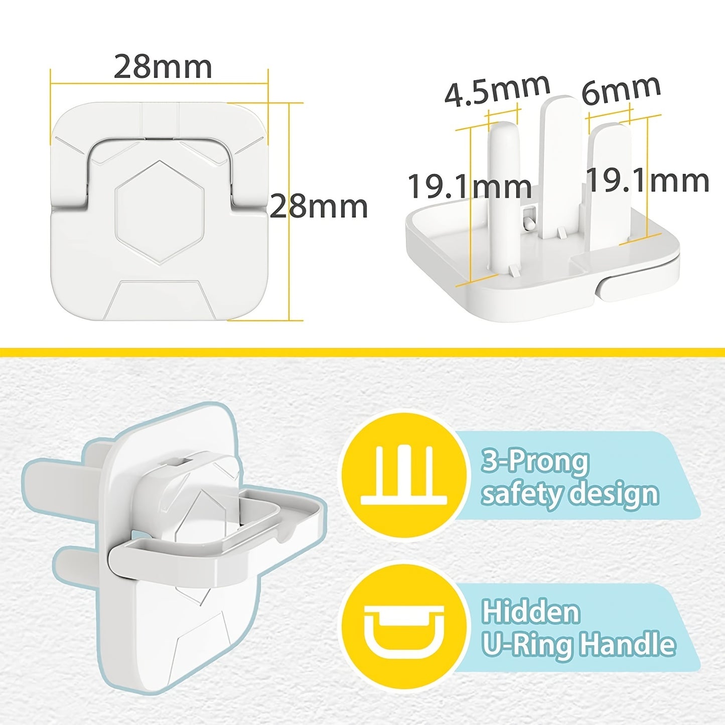 Protetores de Tomada – Kit com 12 ou 50 Unidades