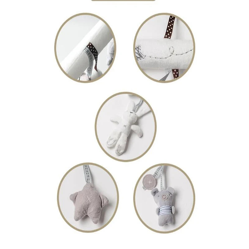 Plush Toy Multifunctional Plush Toy Stroller Mobile Gifts