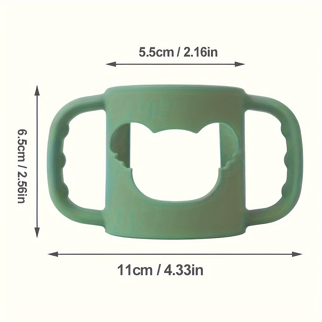 Alça de Silicone para Mamadeira – Estampa Divertida