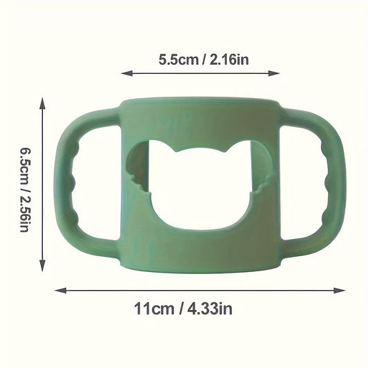 Alça de Silicone para Mamadeira – Estampa Divertida