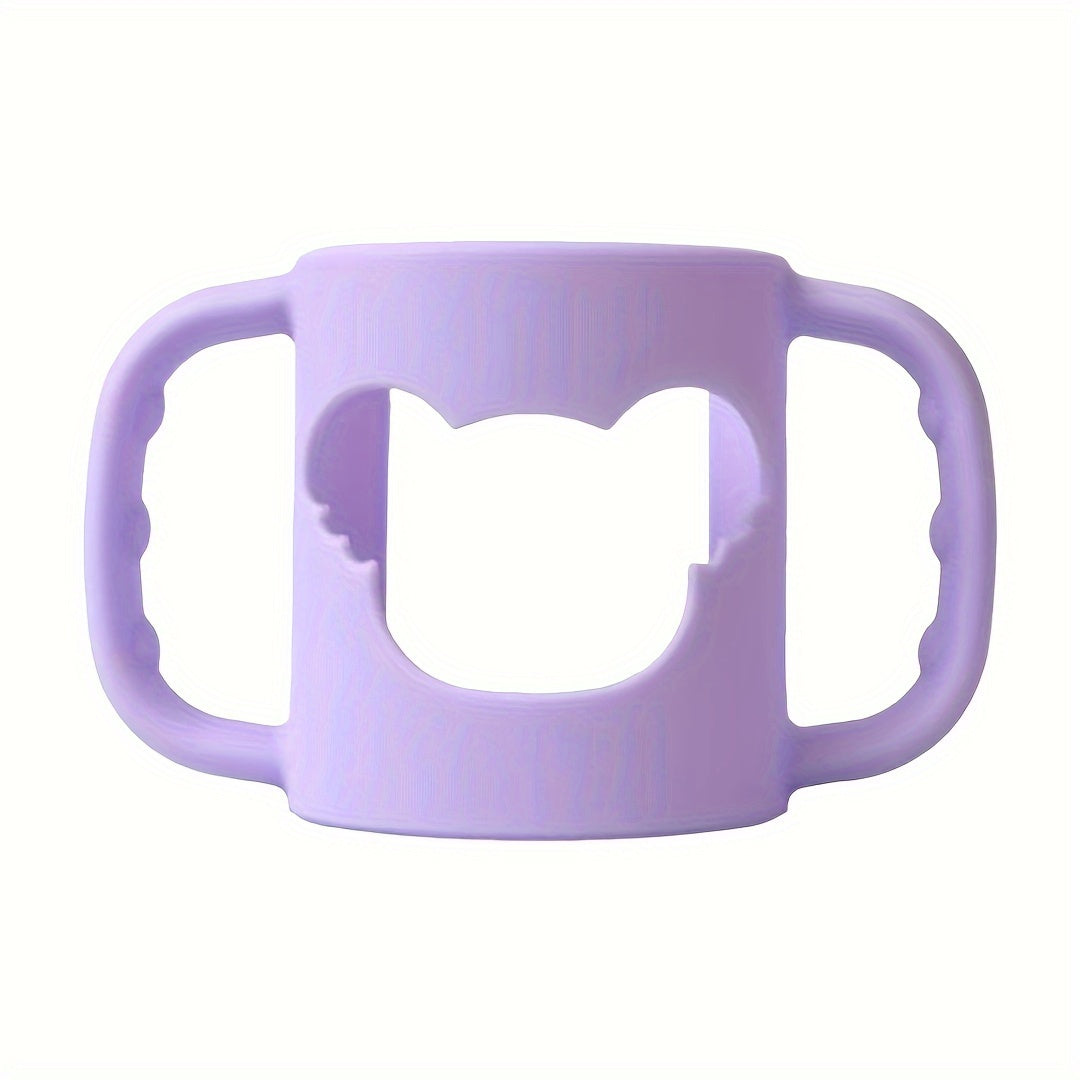 Alça de Silicone para Mamadeira – Estampa Divertida