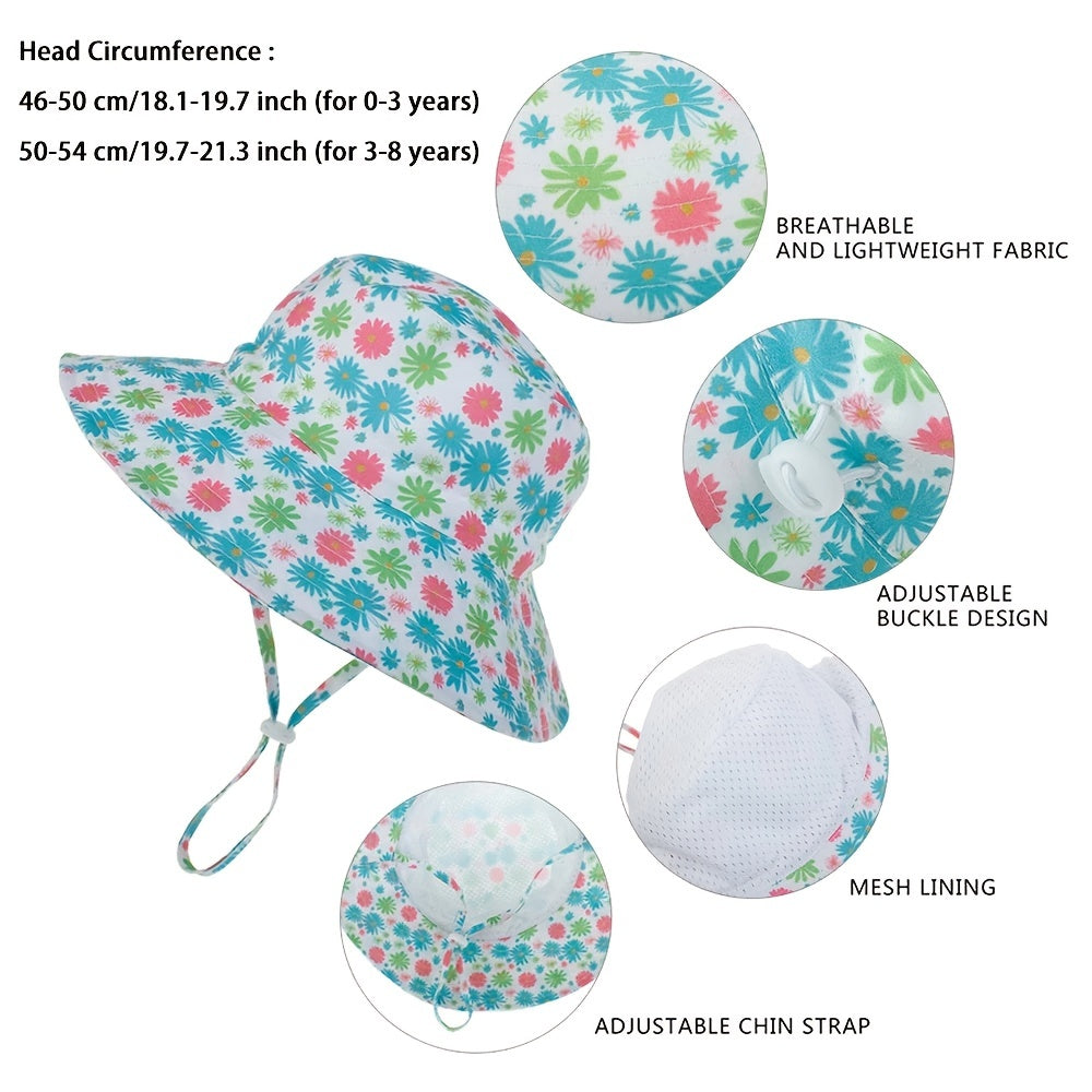 Chapéu de Sol Infantil Verão 0 a 8 Anos