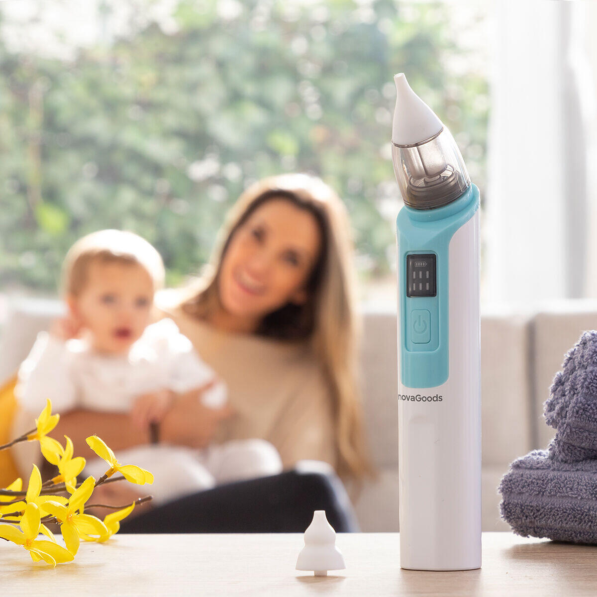 Aspirador Nasal Recargável para Bebês